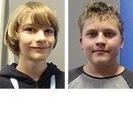 Najlepsi studenci XIX edycji AME w Warszawie: Kamil Bogucki, Jakub Kaszycki